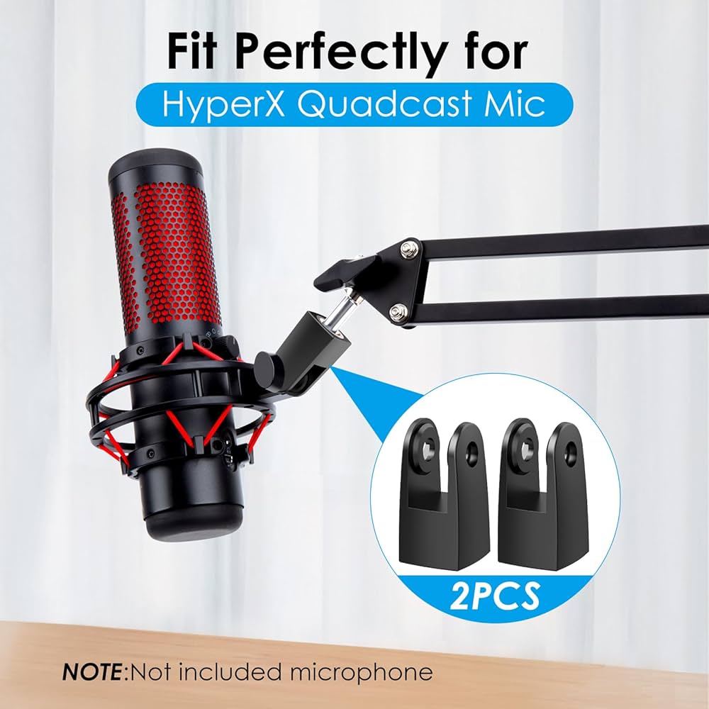 Amazon.com: 2 Pack HyperX Quadcast Stand Adapter for HyperX